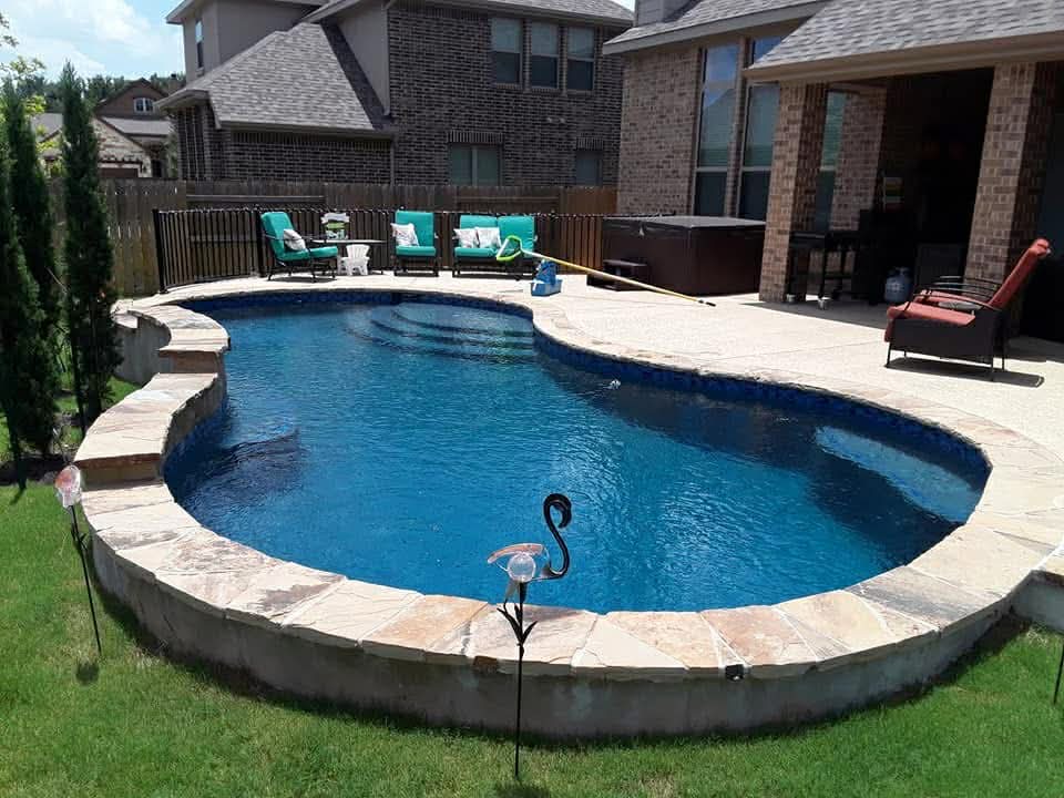 Backyard pool cleaning Bee Cave TX — The Pool Police